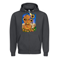 Smoke pumpkin sunflower Zipper Hoodie - JahusDesignShop