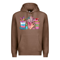 Chestnut Nail Coffee Cups With Rings Bbs Premium Hoodie - BundleAndBundleShop