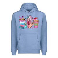 Colony Blue Nail Coffee Cups With Rings Bbs Premium Hoodie - BundleAndBundleShop