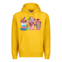 Lemon Nail Coffee Cups With Rings Bbs Premium Hoodie - BundleAndBundleShop