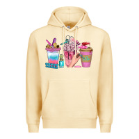 Pina Colada Nail Coffee Cups With Rings Bbs Premium Hoodie - BundleAndBundleShop