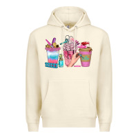 Sandshell Nail Coffee Cups With Rings Bbs Premium Hoodie - BundleAndBundleShop