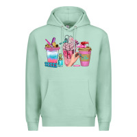 Seafoam Nail Coffee Cups With Rings Bbs Premium Hoodie - BundleAndBundleShop