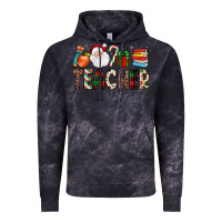 Cloud Black teacher christmas Vintage Hoodie - JahusDesignShop