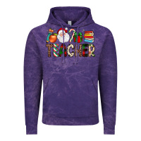 Cloud Purple teacher christmas Vintage Hoodie - JahusDesignShop