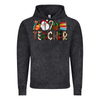 Vintage Black teacher christmas Vintage Hoodie - JahusDesignShop