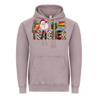 Teacher Christmas Vintage Hoodie | Teevron
