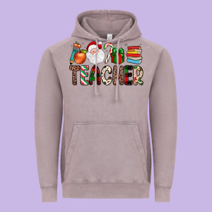 Teacher Christmas Vintage Hoodie Designed By Jahusdesignshop