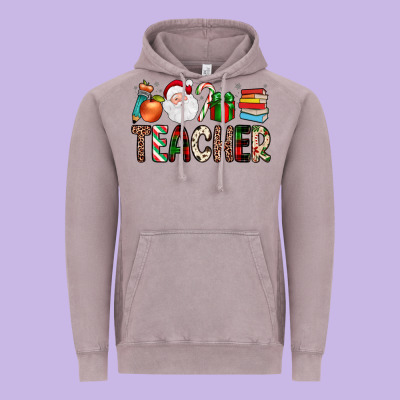 Teacher Christmas Vintage Hoodie Designed By Jahusdesignshop