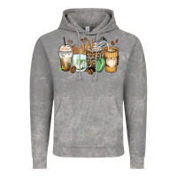Cloud Rock latte coffee cups Vintage Hoodie - Zillion Design Studio