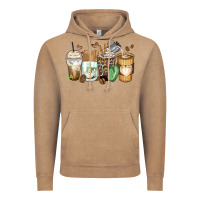 Vintage Coffee latte coffee cups Vintage Hoodie - Zillion Design Studio