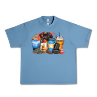 Pebble Blue monster truck coffee cups Urban Heavy Tee - Zillion Design Studio
