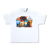 White monster truck coffee cups Urban Heavy Tee - Zillion Design Studio