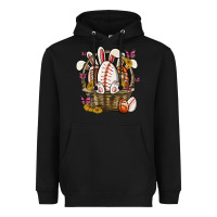 Black easter basket sports Heavyweight Hoodie - MaliasSmallBusiness