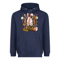 Navy easter basket sports Heavyweight Hoodie - MaliasSmallBusiness