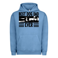 Pigment Pebble Blue Best dog dad ever Urban Hoodie - Bettercallsaul