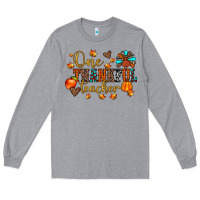 Heather Grey one thankful teacher Long Sleeve Tee - JahusDesignShop