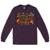 Plum one thankful teacher Long Sleeve Tee - JahusDesignShop