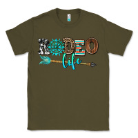 Army Green rodeo life with gemstone Classic Tee - AdoDesignShop