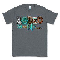 Charcoal Heather rodeo life with gemstone Classic Tee - AdoDesignShop