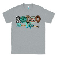 Heather Grey rodeo life with gemstone Classic Tee - AdoDesignShop