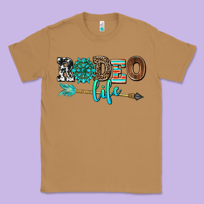 Rodeo Life With Gemstone Classic Tee Designed By Adodesignshop