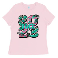 Bubblegum Pink race  2023 Ladies Tee - AdoDesignShop