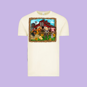 Farm Life Vintage Tee Designed By Zillion Design Studio