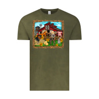 Vintage Olive farm life Vintage Tee - Zillion Design Studio