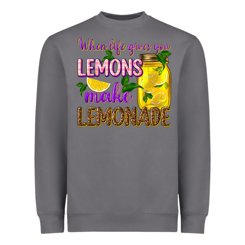 When Life Gives You Lemons Make Lemonade Heavyweight Sweatshirt by texasbilliewilder | Teevron