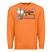Carrot coffee is my valentine Premium Sweatshirt - MaliasSmallBusiness