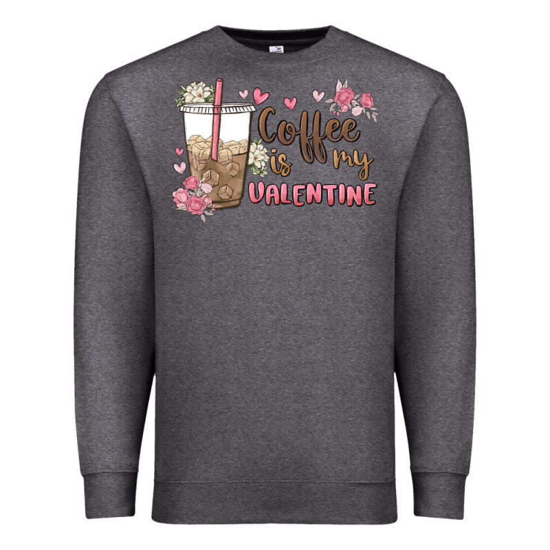 Coffee Is My Valentine Premium Sweatshirt by MaliasSmallBusiness | Teevron