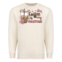 Sandshell coffee is my valentine Premium Sweatshirt - MaliasSmallBusiness