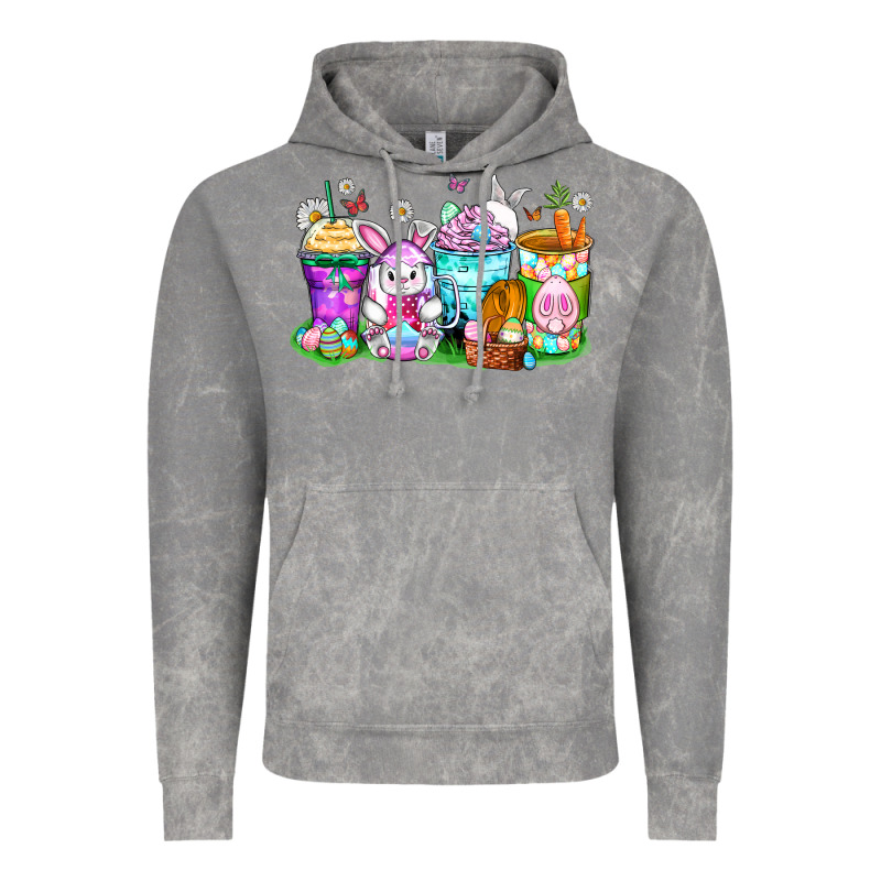 Easter Coffee Cups Vintage Hoodie by Zillion Design Studio | Teevron