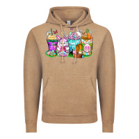 Vintage Coffee easter coffee cups Vintage Hoodie - Zillion Design Studio