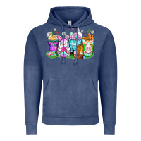 Vintage Denim easter coffee cups Vintage Hoodie - Zillion Design Studio