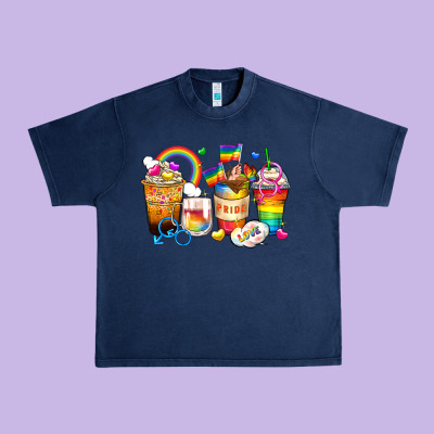 Pride Coffee Cups Urban Heavy Tee Designed By Zillion Design Studio