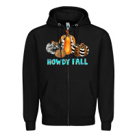 Black howdy fall Zipper Hoodie - JahusDesignShop