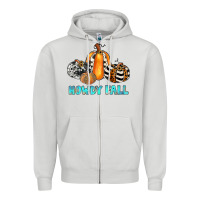 Dove Grey howdy fall Zipper Hoodie - JahusDesignShop