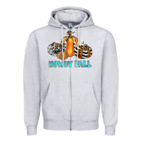 Heather Grey howdy fall Zipper Hoodie - JahusDesignShop