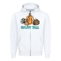 White howdy fall Zipper Hoodie - JahusDesignShop