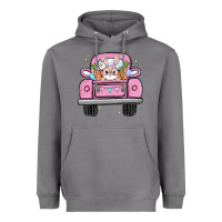 Storm easter bunny and truck Heavyweight Hoodie - MaliasSmallBusiness