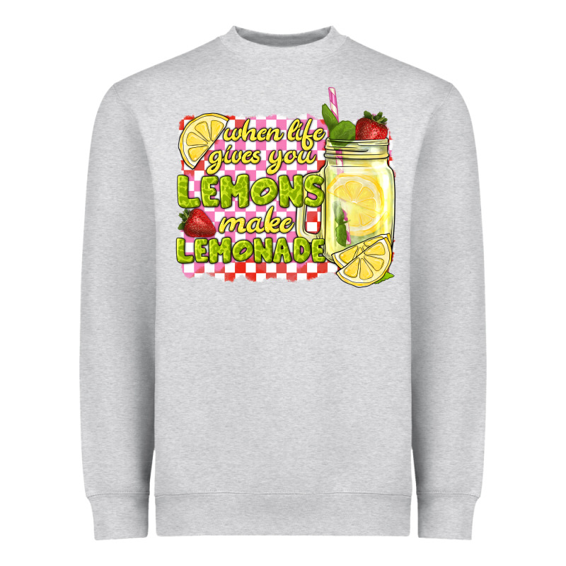 When Life Gives You Lemons Make Lemonade Heavyweight Sweatshirt by texasbilliewilder | Teevron