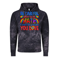 Cloud Black be careful who you hate it could  be someone you l Vintage Hoodie - texasbilliewilder