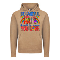 Vintage Coffee be careful who you hate it could  be someone you l Vintage Hoodie - texasbilliewilder