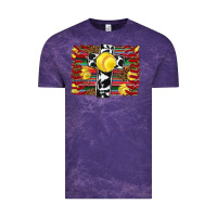 Cloud Purple softball cross serape leopard background Vintage Tee - RanaPortraitStore