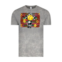 Cloud Rock softball cross serape leopard background Vintage Tee - RanaPortraitStore