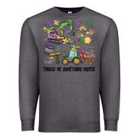 Charcoal Heather throw me something mister Premium Sweatshirt - MaliasSmallBusiness