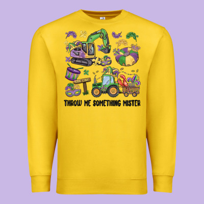 Throw Me Something Mister Premium Sweatshirt Designed By Maliassmallbusiness