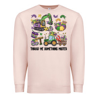 Pale Pink throw me something mister Premium Sweatshirt - MaliasSmallBusiness